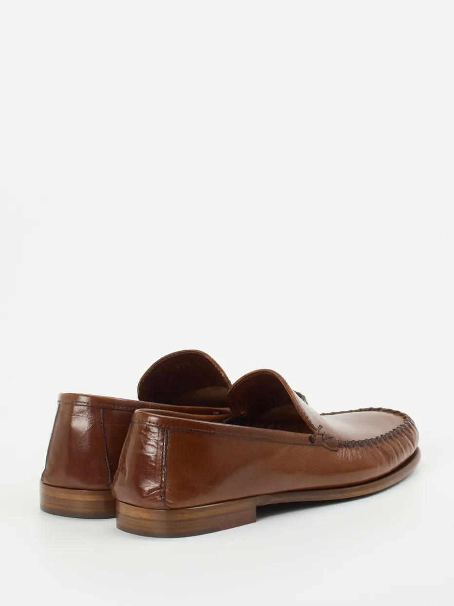 – Loafer aus Büffelleder cognac*Andrea Puccini Sale