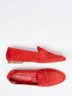 Damen Andrea Puccini – Loafer aus Veloursleder in