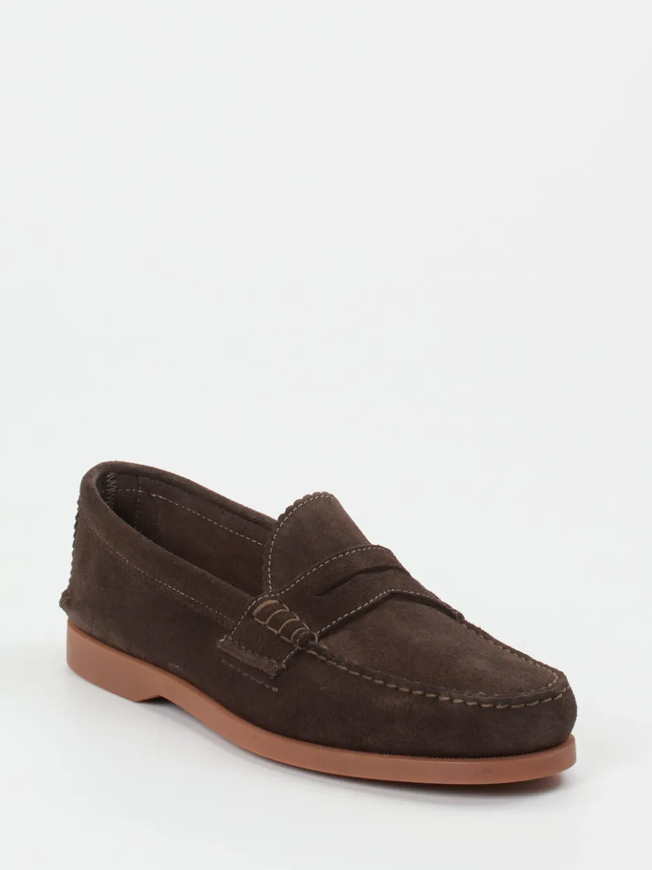 – Loafer aus Veloursleder Dunkel*Andrea Puccini