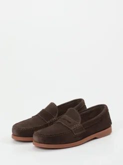 – Loafer aus Veloursleder Dunkel*Andrea Puccini