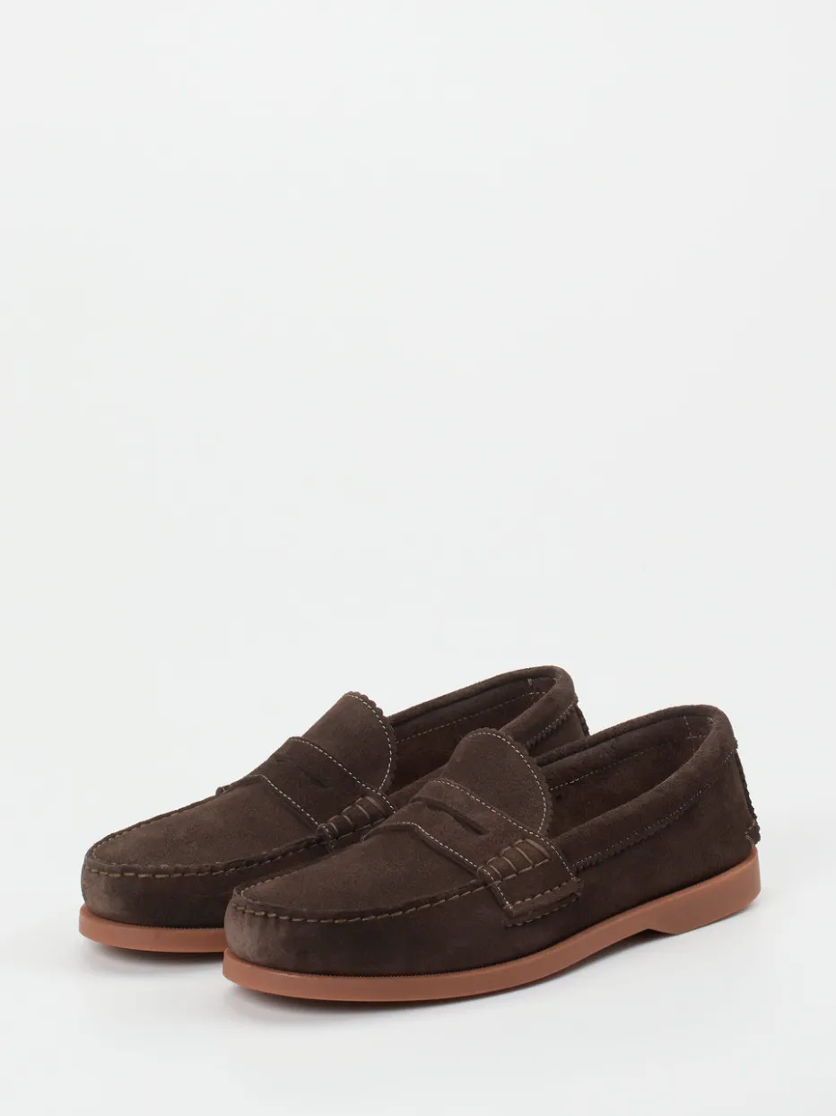 – Loafer aus Veloursleder Dunkel*Andrea Puccini