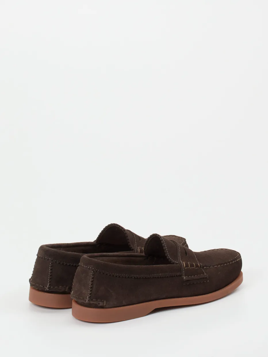 – Loafer aus Veloursleder Dunkel*Andrea Puccini