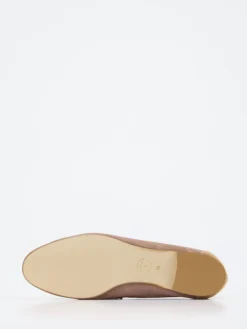 Damen Andrea Puccini – Loafer aus Veloursleder in Taupe