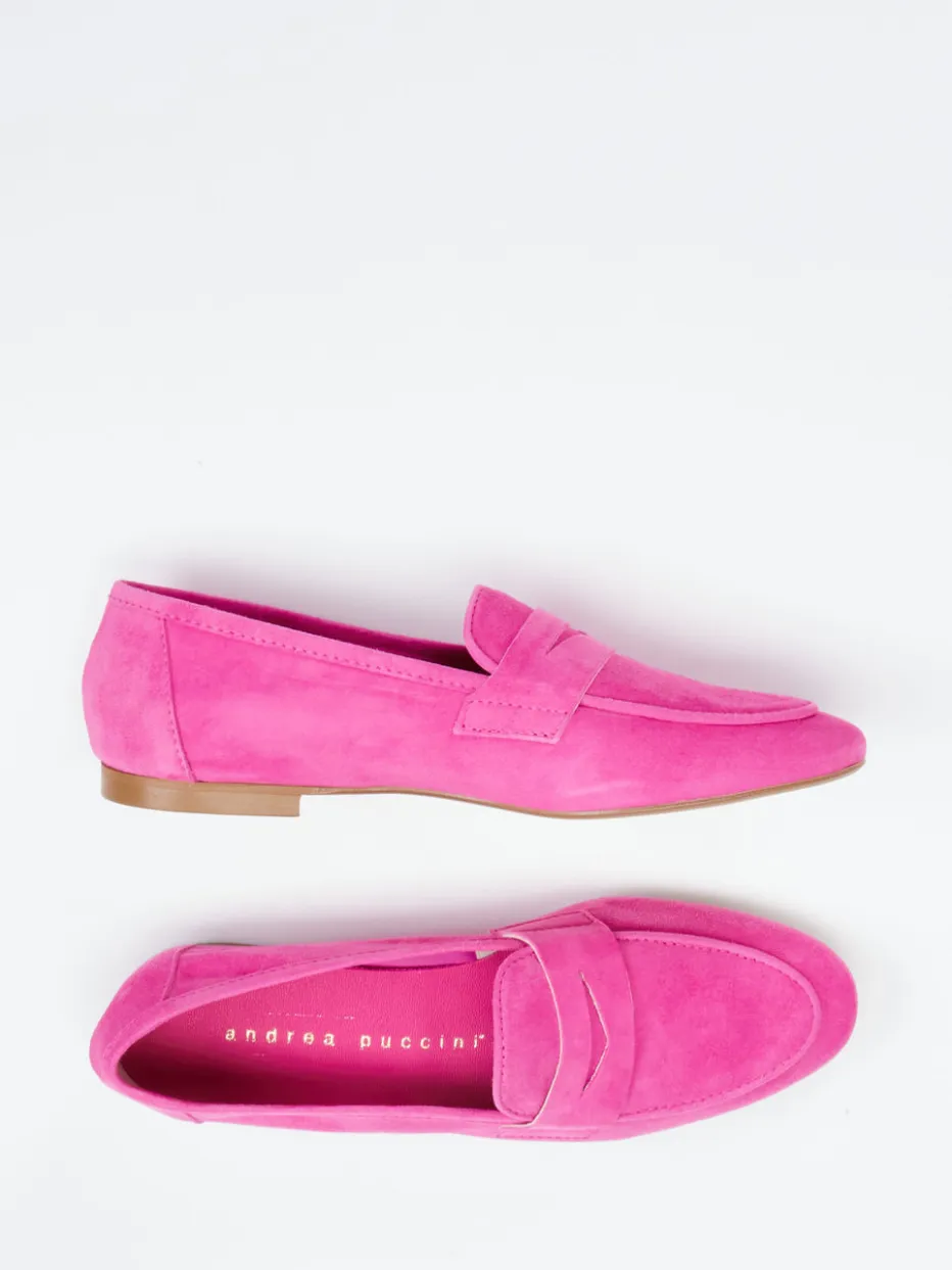 Damen Andrea Puccini – Loafer aus Veloursleder
