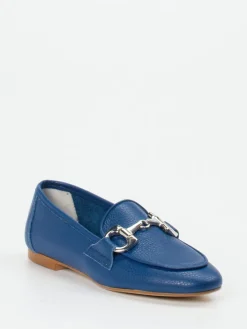 – Loafer aus Kalbleder kobalt*Andrea Puccini