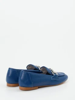 – Loafer aus Kalbleder kobalt*Andrea Puccini