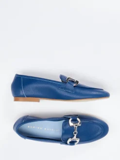 – Loafer aus Kalbleder kobalt*Andrea Puccini