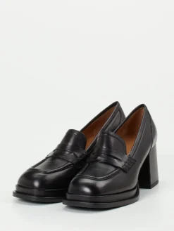 Damen Andrea Puccini – Loafer aus glänzendem Lammleder