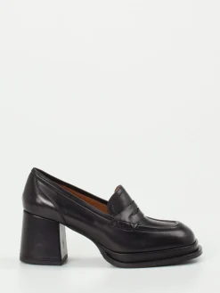 Damen Andrea Puccini – Loafer aus glänzendem Lammleder