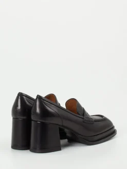 Damen Andrea Puccini – Loafer aus glänzendem Lammleder