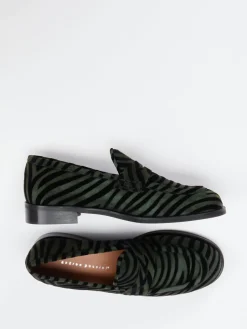 – Loafer aus Veloursleder dunkelgrün*Andrea Puccini