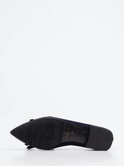 Damen Andrea Puccini – Loafer aus Veloursleder Dunkel