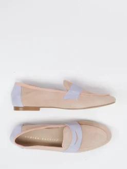 – Loafer aus Veloursleder in Pastell*Andrea Puccini Clearance