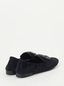 – Loafer aus Veloursleder Dunkel*Andrea Puccini Online