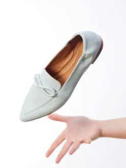 Damen Andrea Puccini – Loafer aus Lammleder in Pastell