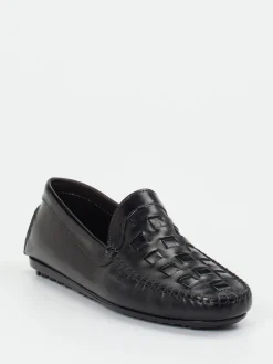 – Loafer aus Flechtleder*Andrea Puccini