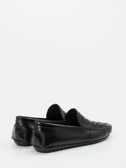 – Loafer aus Flechtleder*Andrea Puccini