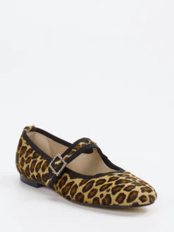 – Mary Janes aus Kalbleder im Leoprint*Andrea Puccini Discount