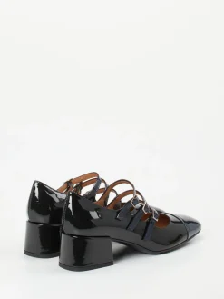 Damen Andrea Puccini – Mary Jane Pumps aus Lackleder schwarz