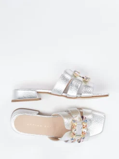 – Mules aus Metallicleder*Andrea Puccini Hot