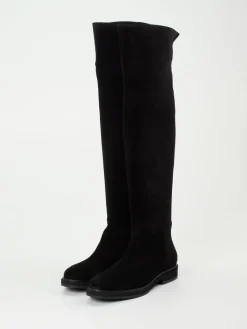 Damen Andrea Puccini – Overkneestiefel aus Veloursleder
