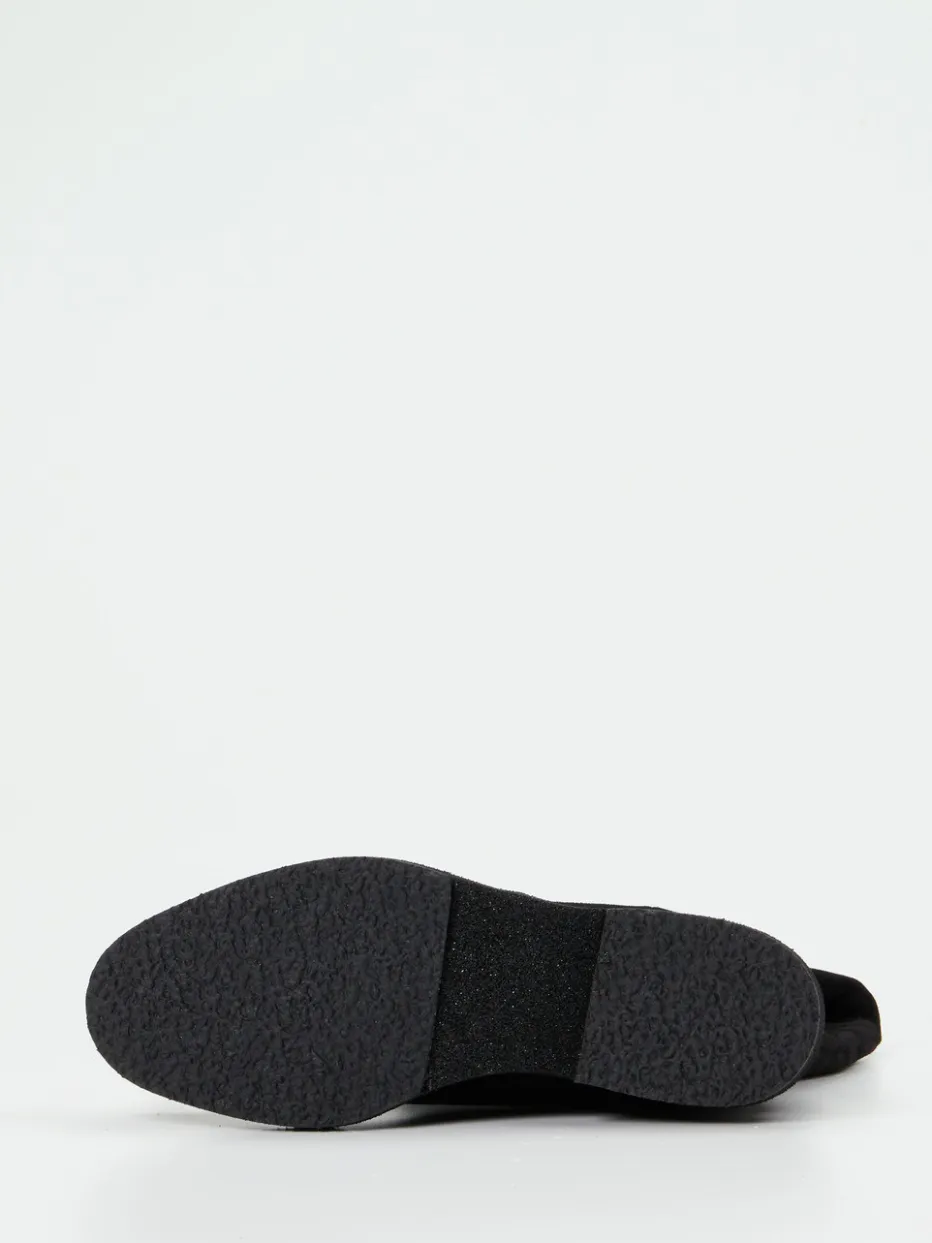 Damen Andrea Puccini – Overkneestiefel aus Veloursleder