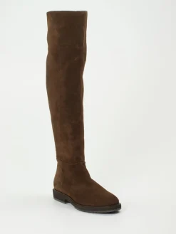 Damen Andrea Puccini – Overknee-Stiefel aus Veloursleder