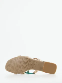 Damen Andrea Puccini – Pantolette aus Metallic color