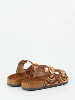 – Pantoletten aus Metallicleder Braun*Andrea Puccini Discount