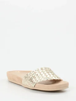 – Pantolette aus Metallicleder farben*Andrea Puccini Hot