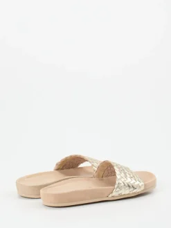 – Pantolette aus Metallicleder farben*Andrea Puccini Hot