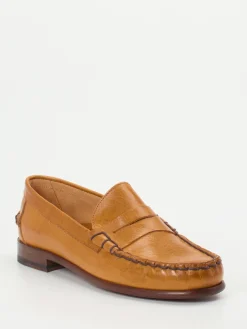 – Penny Loafer aus Kalbleder Cognac*Andrea Puccini Outlet