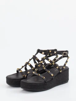 – Plateau-Sandale aus Lederimitat*Andrea Puccini Online