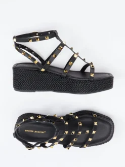 – Plateau-Sandale aus Lederimitat*Andrea Puccini Online