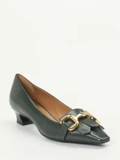 – Pumps aus Lammleder in Tannen*Andrea Puccini Discount