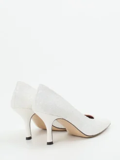 Damen Andrea Puccini – Pumps aus Metallicleder