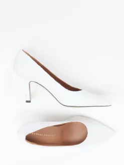 Damen Andrea Puccini – Pumps aus Metallicleder