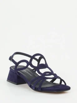 Damen Andrea Puccini – Sandalette aus Veloursleder Tief