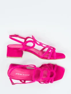 – Sandalette aus Veloursleder*Andrea Puccini Outlet