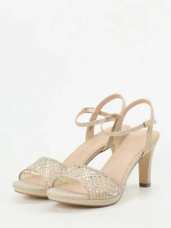 – Sandaletten aus Metallicmaterial in*Andrea Puccini Discount