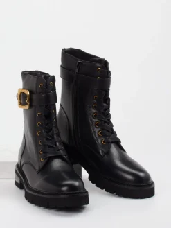 Damen Andrea Puccini – Schnürboots aus Lammleder
