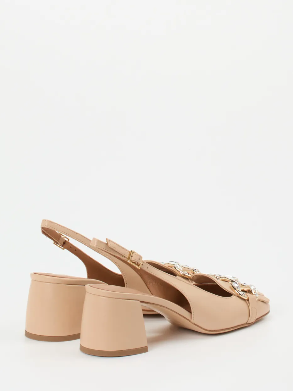 – Slingback-Pumps aus Lammleder*Andrea Puccini Clearance