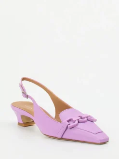– Slingback-Pumps aus Lammleder Flieder*Andrea Puccini Outlet