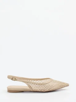 Damen Andrea Puccini – Slingback-Ballerinas aus Netzgewebe