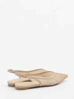 Damen Andrea Puccini – Slingback-Ballerinas aus Netzgewebe