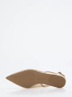 Damen Andrea Puccini – Slingback-Ballerinas aus Netzgewebe
