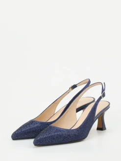 – Slingback-Pumps aus Metallicleder*Andrea Puccini Best