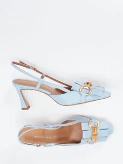 Damen Andrea Puccini – Slingback-Pumps aus Lammleder hell