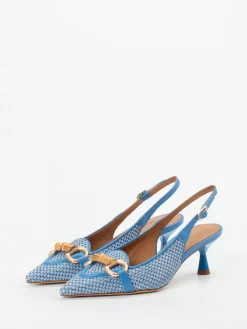 Damen Andrea Puccini – Slingback-Pumps aus Bast in