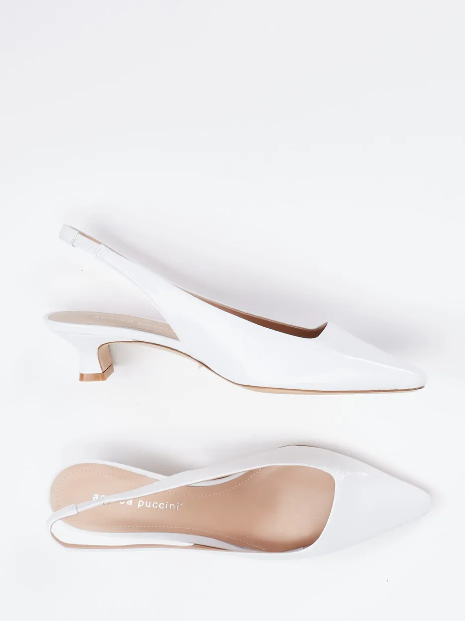 – Slingback-Pumps aus Lackleder*Andrea Puccini Hot